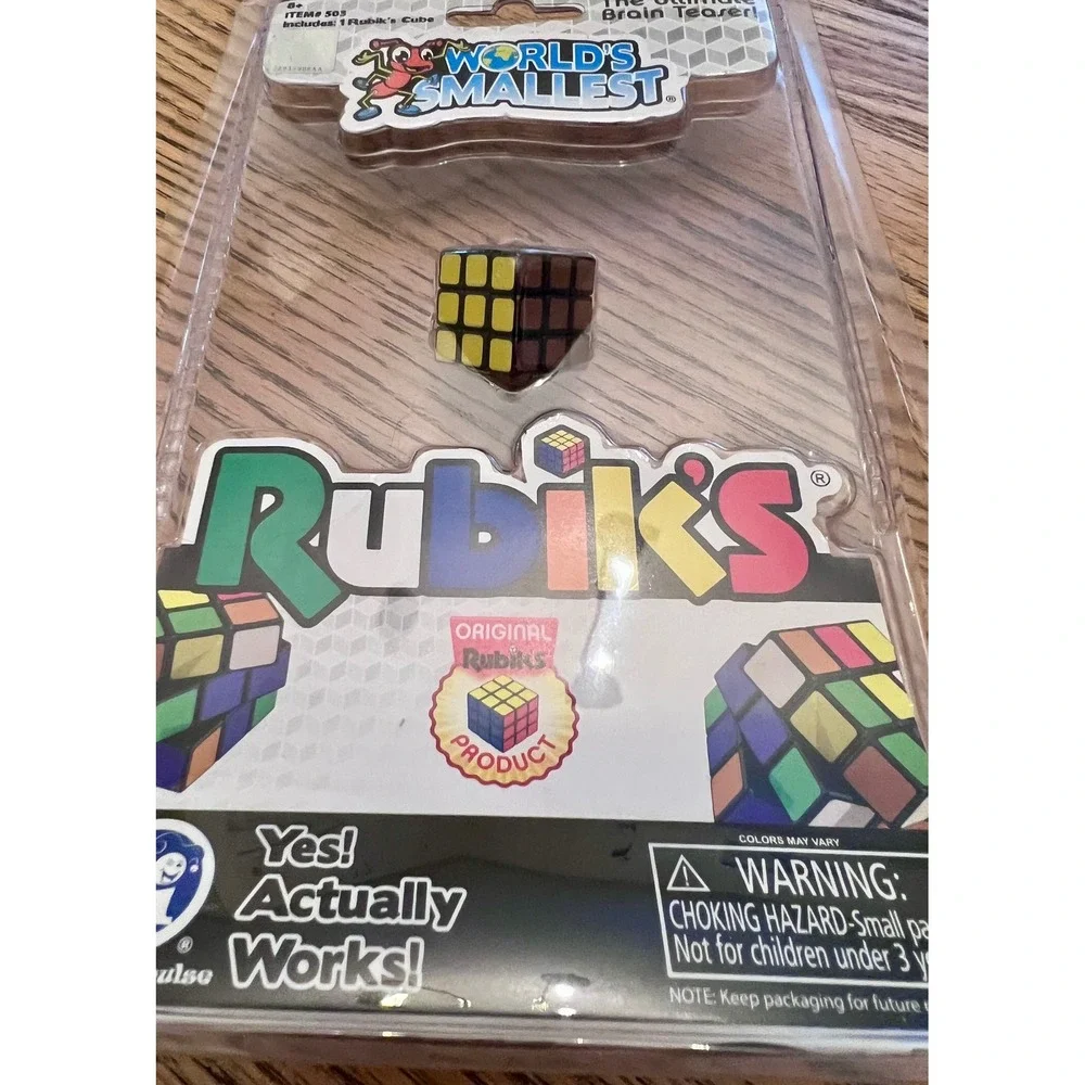 Super‎ Impulse World's Smallest Rubik's Cube Miniature Functional Puzzle Toy 503
